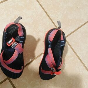 Chaco Kids' Sandals in Black and Red